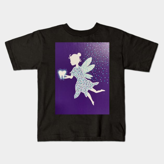 Tooth Fairy Kids T-Shirt by DentistArt2022